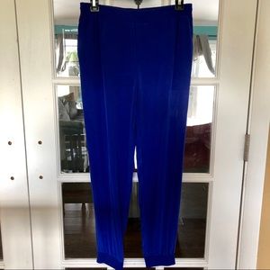 100% Silk Royal Blue Joggers